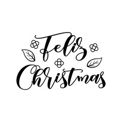 feliz natal quote lettering motivation design illustration craft
