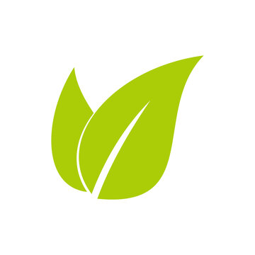 leaf green icon logo symbol