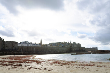 Town of Saint-Malo, a touristic icon in Brittany