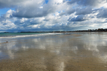 Town of Saint-Malo, a touristic icon in Brittany