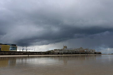 Fototapeta premium Town of Saint-Malo, a touristic icon in Brittany