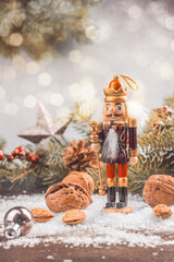 Christmas nutcracker toy soldier