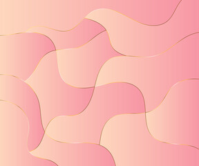 Obraz na płótnie Canvas lovely abstract beautiful and colorful pink luxury background with bright geometric wavy shapes.pink texture background for wallpaper,banner,painting,cover,decoration and design.