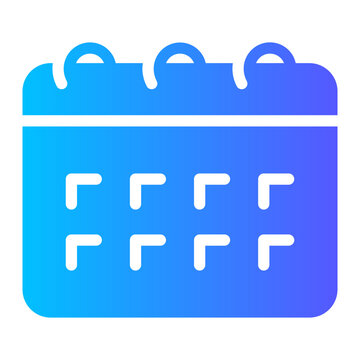 Calendar gradient icon