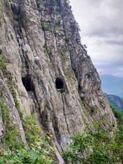 rock in the mountains