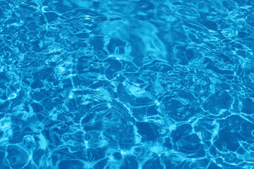Fototapeta na wymiar water pool crystal clear blue