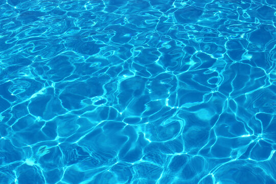 water pool crystal clear blue
