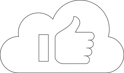 cloud service icon               database   and network