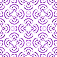 Ikat repeating swimwear design. Purple