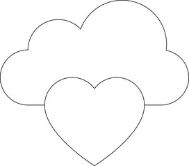 cloud service icon               database  and network