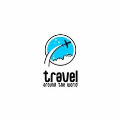 vector illustration of travel logo or icon, airplane vector