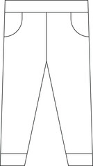 clothes icon               pant and trousers