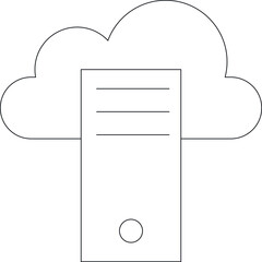 data science icon               server and database