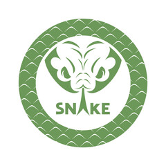 Creative snake illustration