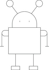computer technology icon               robot and avatar