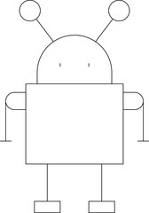 computer technology icon               robot and avatar