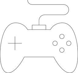computer hardware icon               game controler and game control