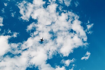 airplane in the sky
