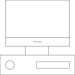 computer hardware icon               computer and monitor