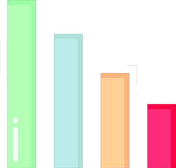 big data icon           bar chart and growth
