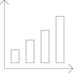 big data icon         bar chart and growth