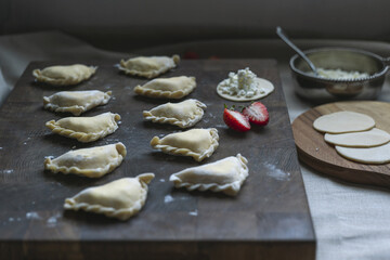 dumplings with cottage cheese