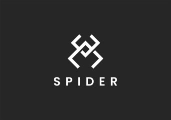 Jumping spider line icon, outline vector sign, Symbol, logo illustration. Editable stroke
