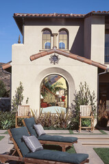 New Home with landscaping housing project