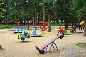 Empty children playground