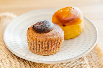 秋の洋菓子　焼きモンブランとスイートポテト