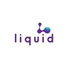 Liquid. Logo template.