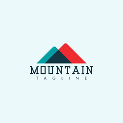 Mountain. Logo template.