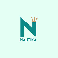 Nautika. Logo template.