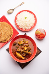 Mutton Curry or Rogan Josh masala