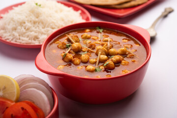 Choley, Chana curry or chickpea masala