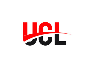 UCL Letter Initial Logo Design Vector Illustration