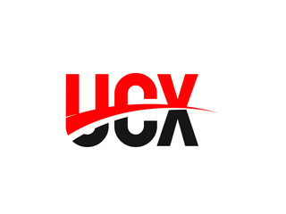 UCX Letter Initial Logo Design Vector Illustration