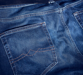 Blue jeans, macro