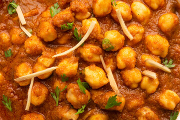 Choley, Chana curry or chickpea masala