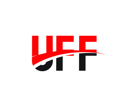 UFF Letter Initial Logo Design Vector Illustration