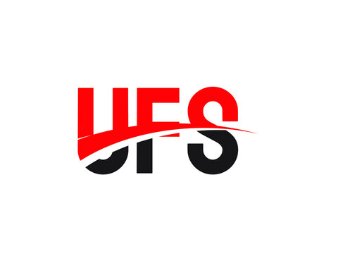 UFS Letter Initial Logo Design Vector Illustration
