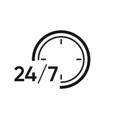 24 hour service - icon