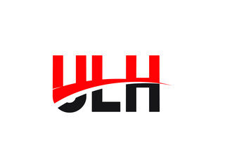 ULH Letter Initial Logo Design Vector Illustration