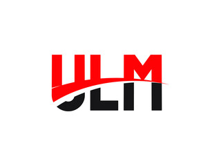 ULM Letter Initial Logo Design Vector Illustration