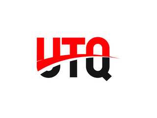 Obraz premium UTQ Letter Initial Logo Design Vector Illustration