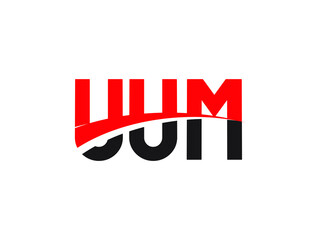 UUM Letter Initial Logo Design Vector Illustration