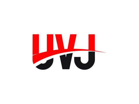 UVJ Letter Initial Logo Design Vector Illustration