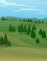 landscape vector