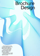 Artistic covers design. Creative background from abstract lines to create a fashionable abstract cover