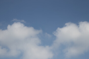 Cloud Scape of a Clear Blue Sky in a Sunny Day